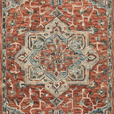 Loloi Victoria Red / Multi Sample Rug White Cliff Studio Sample Rug