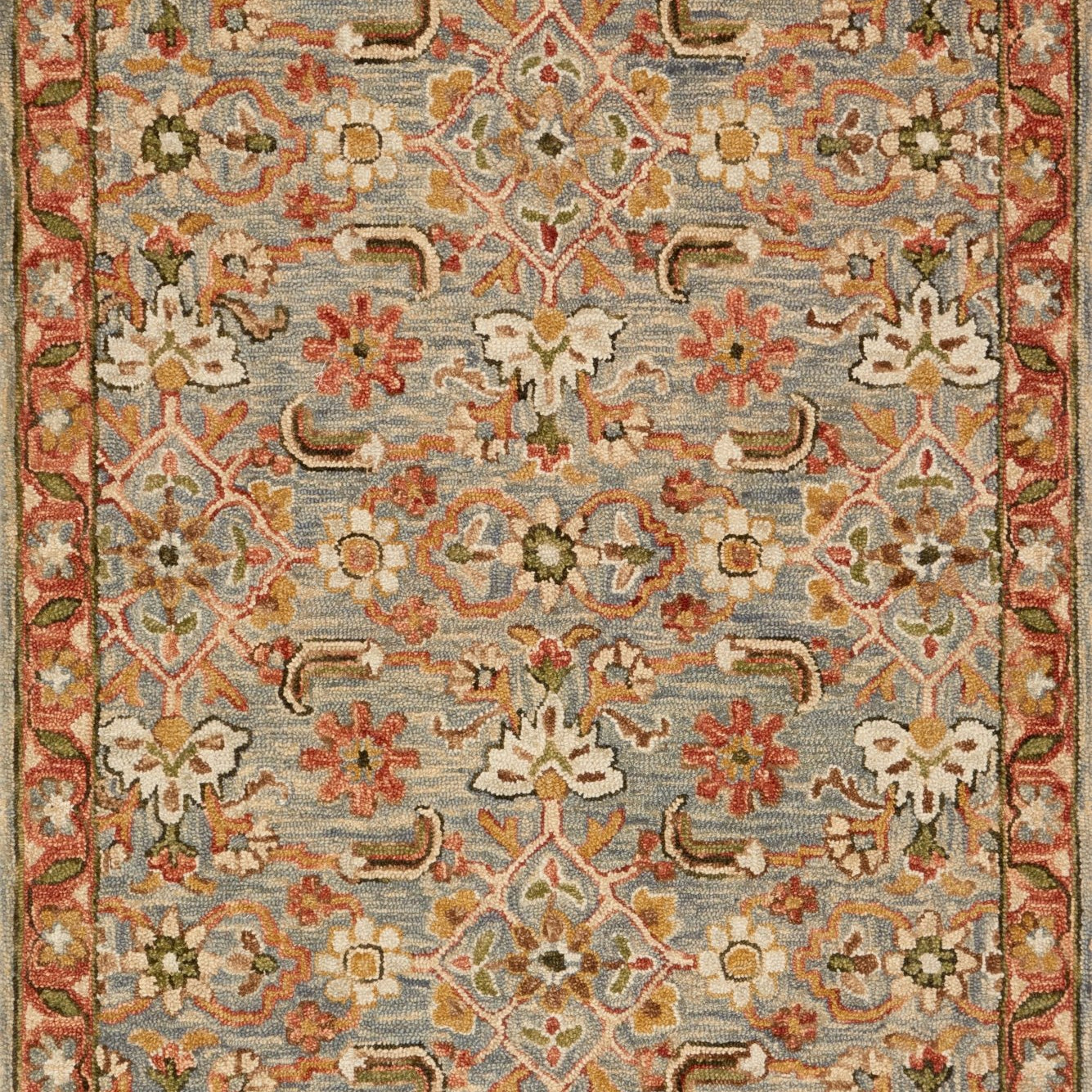Loloi Victoria Slate / Terracotta Sample Rug White Cliff Studio Sample Rug
