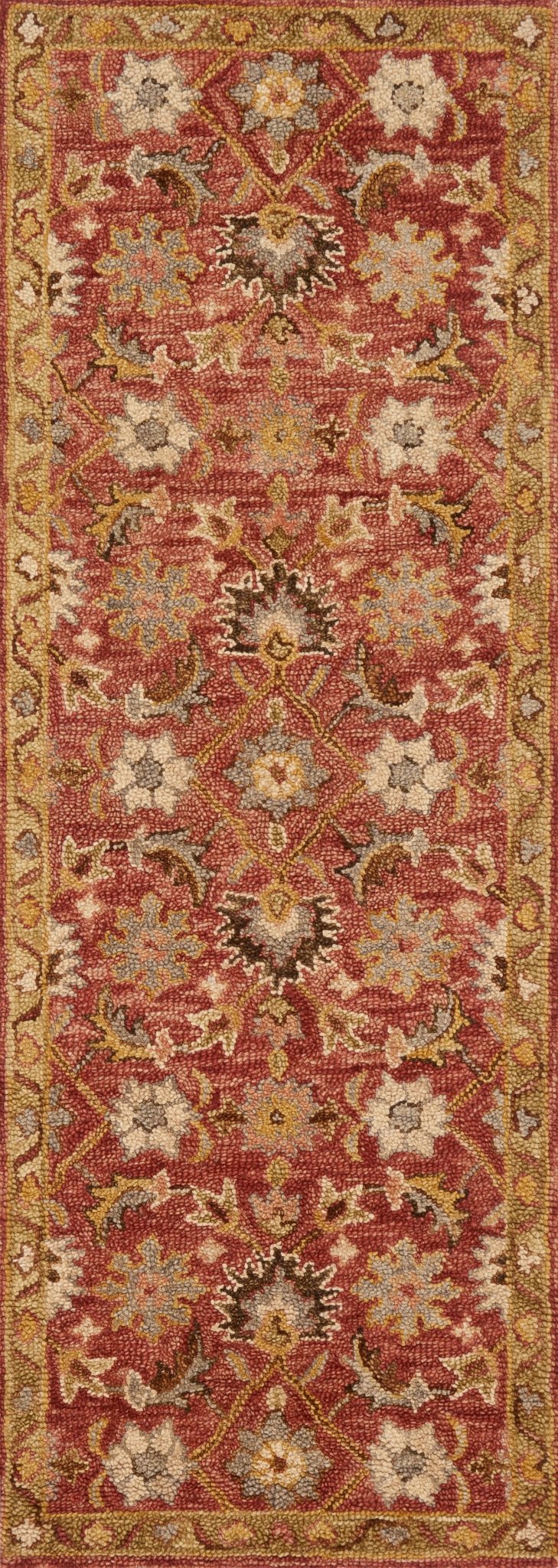 Loloi Victoria Terracotta / Gold Sample Rug White Cliff Studio Sample Rug