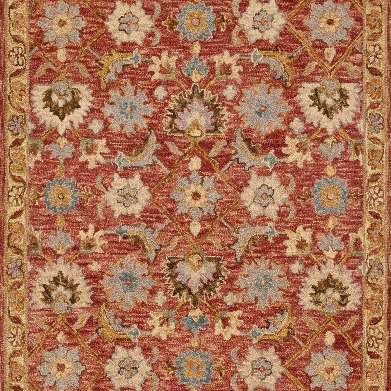 Loloi Victoria Terracotta / Gold Sample Rug White Cliff Studio Sample Rug
