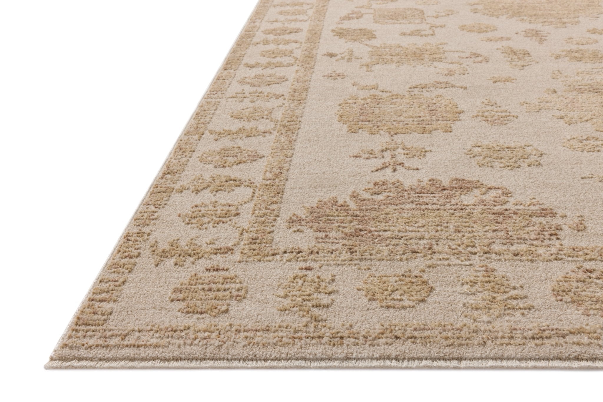 Loloi Willa Bone / Clay Area Rug White Cliff Studio Area Rug