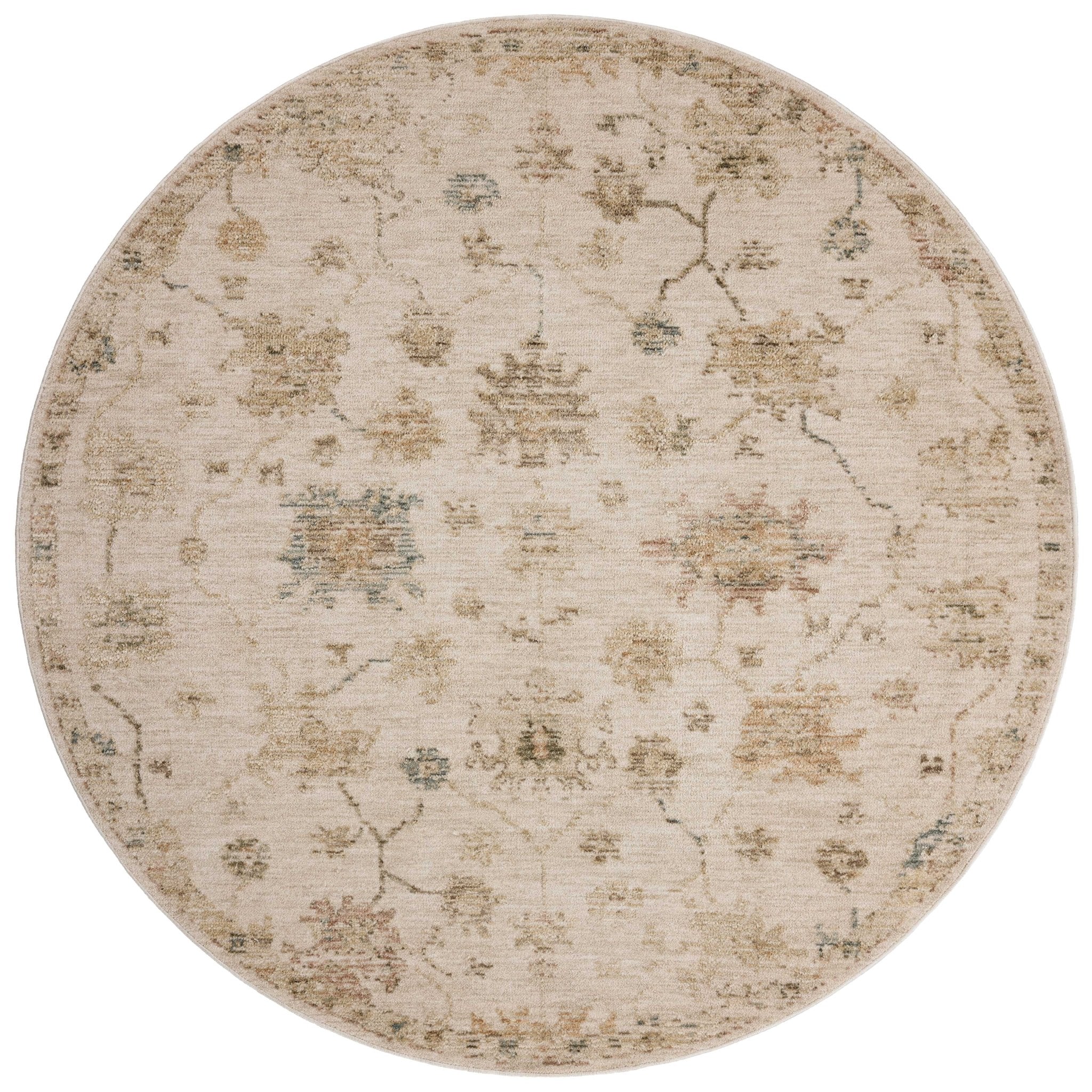 Loloi Willa Bone / Multi Area Rug White Cliff Studio Area Rug
