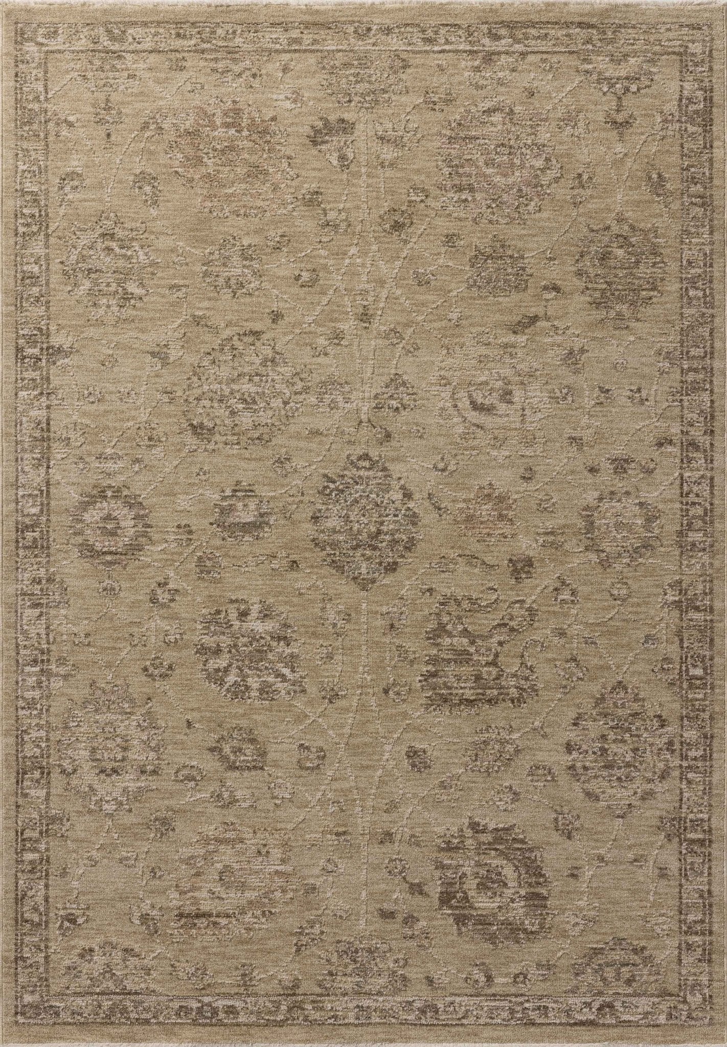Loloi Willa Wheat / Multi Area Rug White Cliff Studio Area Rug