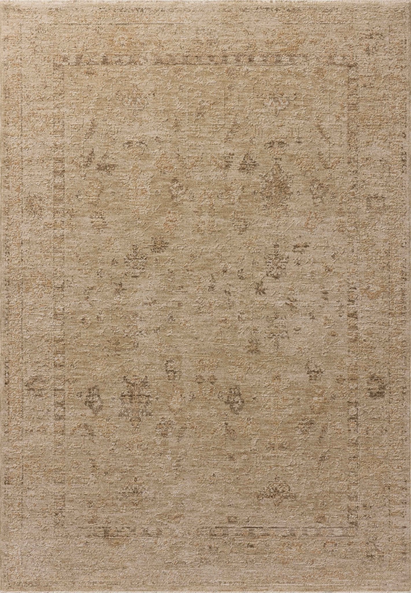 Loloi Willa Wheat / Natural Area Rug White Cliff Studio Area Rug