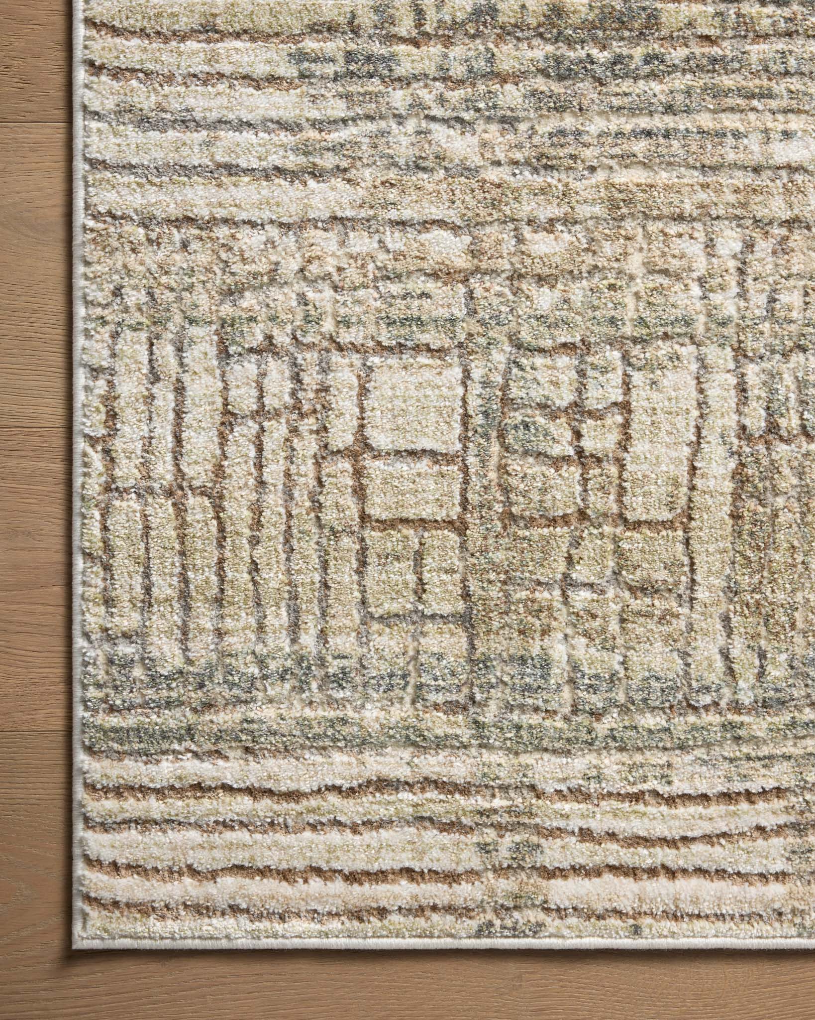 Loloi Wyatt Lagoon / Natural Rug White Cliff Studio Area Rugs