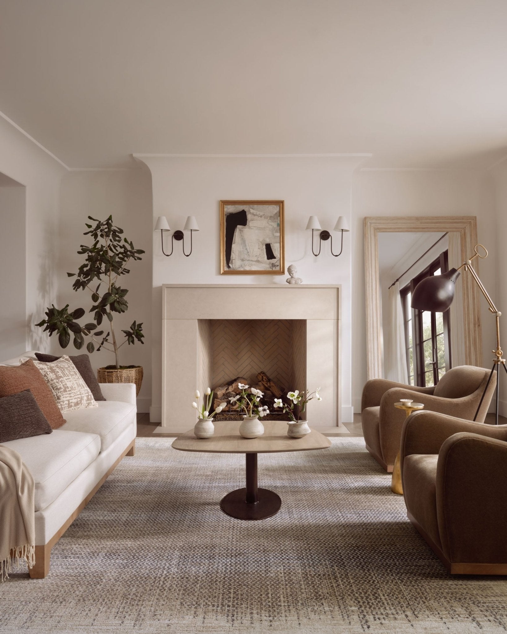Loloi Wyatt Stone / Beige Rug White Cliff Studio Area Rugs