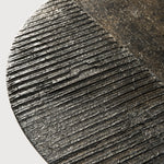 Luna coffee table - varnished Minerals - Lava linear Whisky - round White Cliff Studio COFFEE TABLE