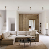 Luna coffee table - varnished Minerals - Lava Whisky - round White Cliff Studio COFFEE TABLE