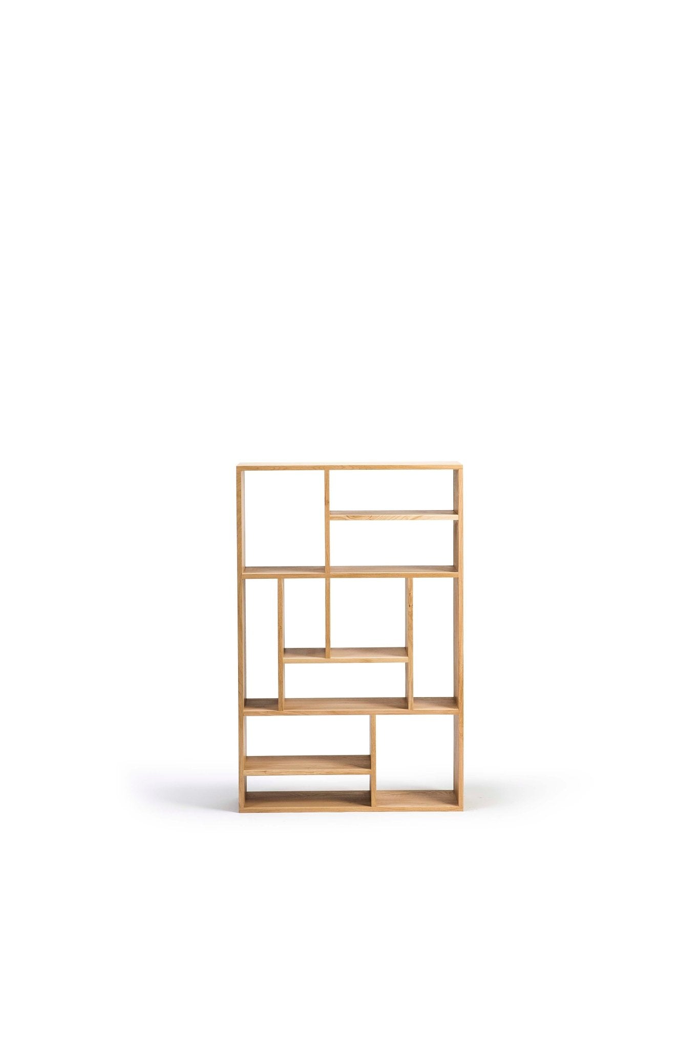M rack - oak - small White Cliff Studio Wall Shelf