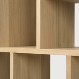 M rack - oak - small White Cliff Studio Wall Shelf