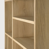 M rack - oak - small White Cliff Studio Wall Shelf