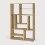 M rack - oak - small White Cliff Studio Wall Shelf