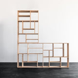 M rack - oak White Cliff Studio Wall Shelf