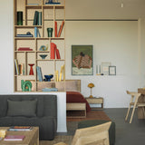 M rack - oak White Cliff Studio Wall Shelf