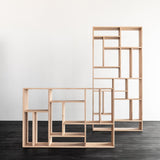 M rack - oak White Cliff Studio Wall Shelf