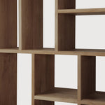 M rack - teak White Cliff Studio Wall Shelf