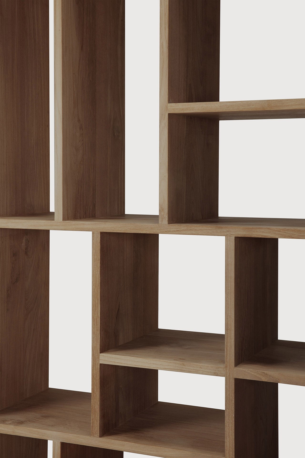 M rack - teak White Cliff Studio Wall Shelf