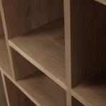 M rack - teak White Cliff Studio Wall Shelf