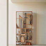 M rack - teak White Cliff Studio Wall Shelf