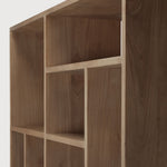 M rack - teak White Cliff Studio Wall Shelf