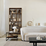 M rack - teak White Cliff Studio Wall Shelf