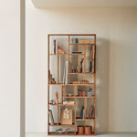 M rack - teak White Cliff Studio Wall Shelf