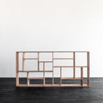 M rack - teak White Cliff Studio Wall Shelf