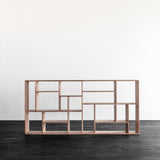 M rack - teak White Cliff Studio Wall Shelf