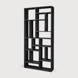 M rack - varnished oak - black White Cliff Studio Wall Shelf