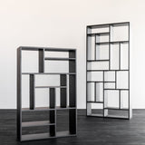 M rack - varnished oak - black White Cliff Studio Wall Shelf