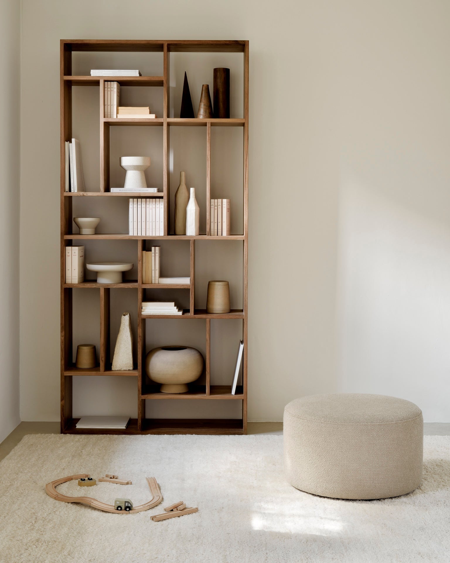 M Rack White Cliff Studio Wall Shelf