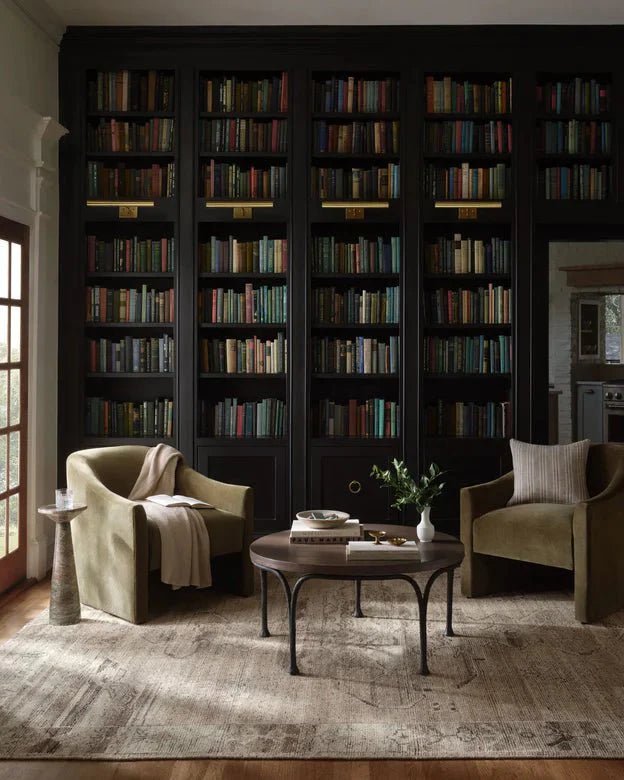 Magnolia Home by Joanna Gaines × Loloi Abigail Mocha / Smoke Area Rug White Cliff Studio Rugs