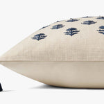 Magnolia Home by Joanna Gaines x Loloi Addison Beige / Navy Pillow White Cliff Studio Throw Pillows