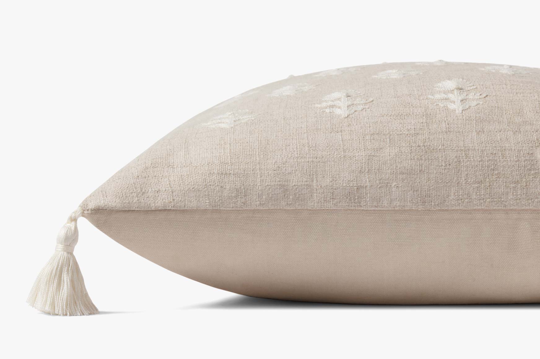 Magnolia Home by Joanna Gaines x Loloi Addison Natural / Ivory Pillow White Cliff Studio Throw Pillows