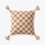 Magnolia Home by Joanna Gaines x Loloi Amos Rust / Ivory Pillow White Cliff Studio Throw Pillows