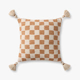 Magnolia Home by Joanna Gaines x Loloi Amos Rust / Ivory Pillow White Cliff Studio Throw Pillows