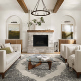 Magnolia Home by Joanna Gaines x Loloi Annie White / Black Rug White Cliff Studio Area Rugs