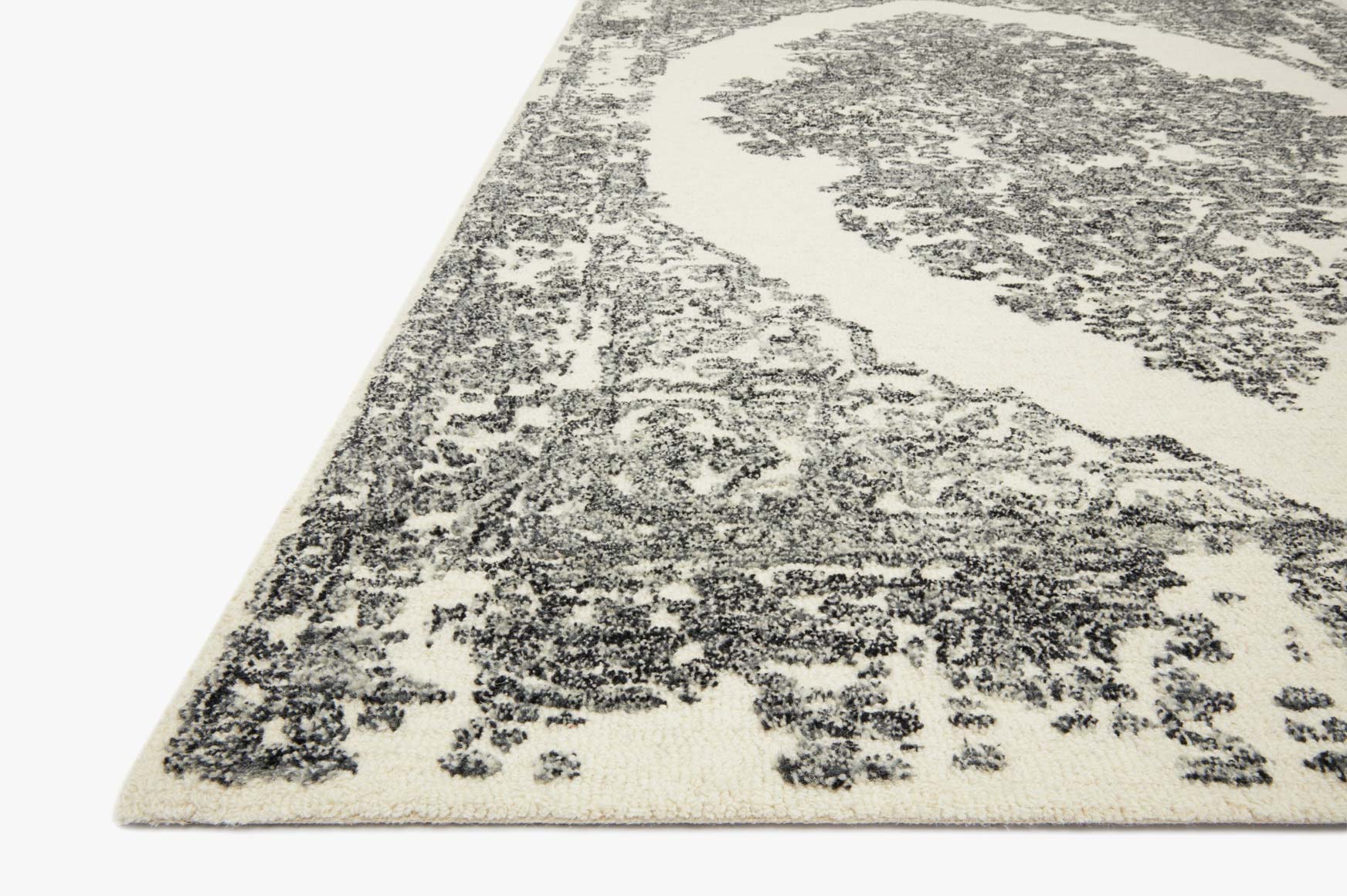 Magnolia Home by Joanna Gaines x Loloi Annie White / Black Rug White Cliff Studio Area Rugs