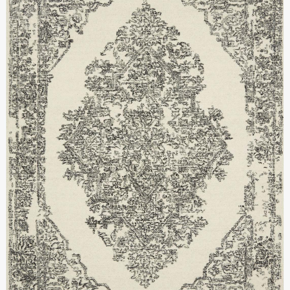 Magnolia Home by Joanna Gaines x Loloi Annie White / Black Rug White Cliff Studio Area Rugs