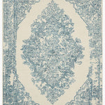 Magnolia Home by Joanna Gaines x Loloi Annie White / Blue Rug White Cliff Studio Area Rugs