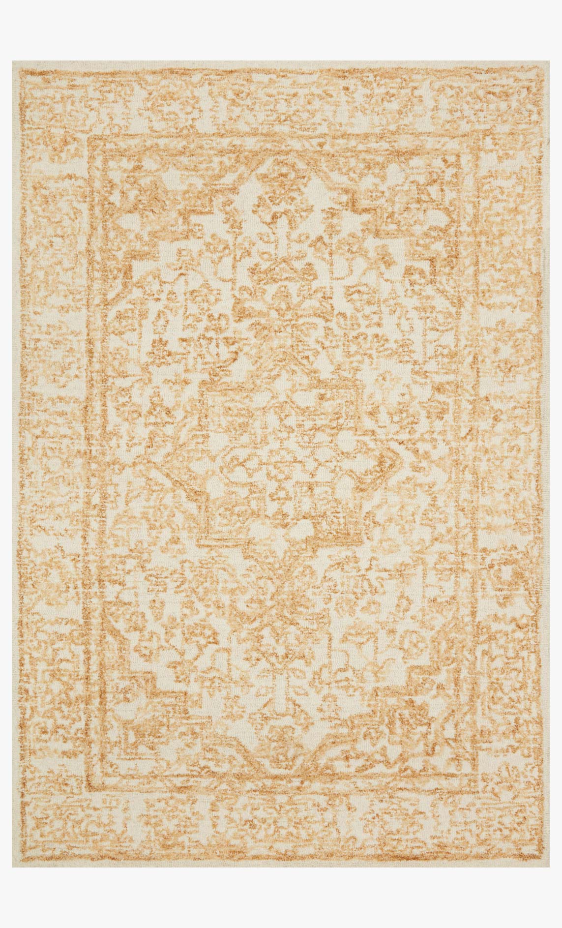Magnolia Home by Joanna Gaines x Loloi Annie White / Gold Rug White Cliff Studio Area Rugs