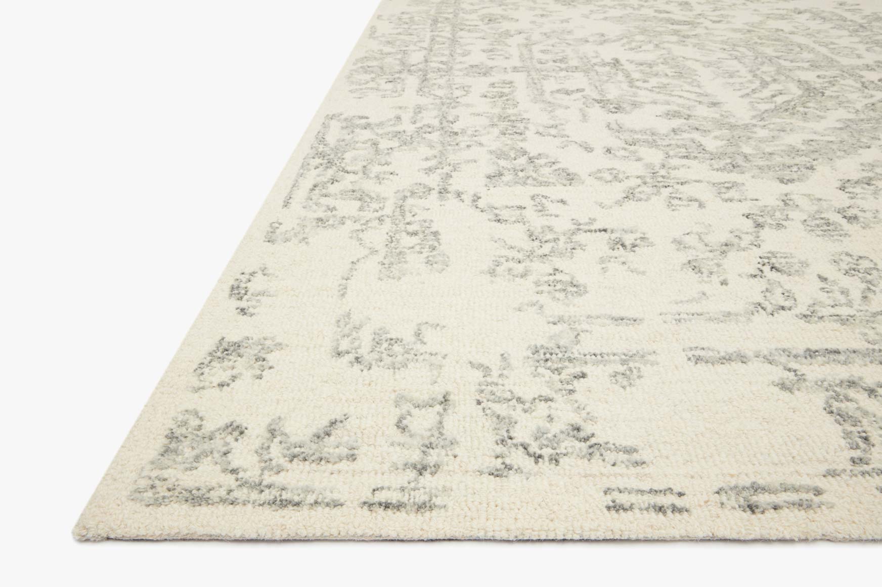 Magnolia Home by Joanna Gaines x Loloi Annie White / Grey Rug White Cliff Studio Area Rugs