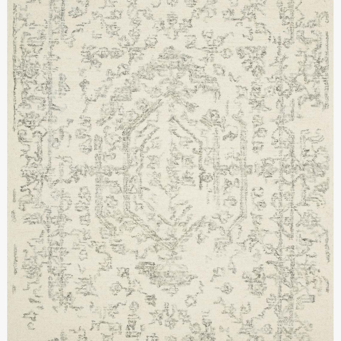 Magnolia Home by Joanna Gaines x Loloi Annie White / Grey Rug White Cliff Studio Area Rugs