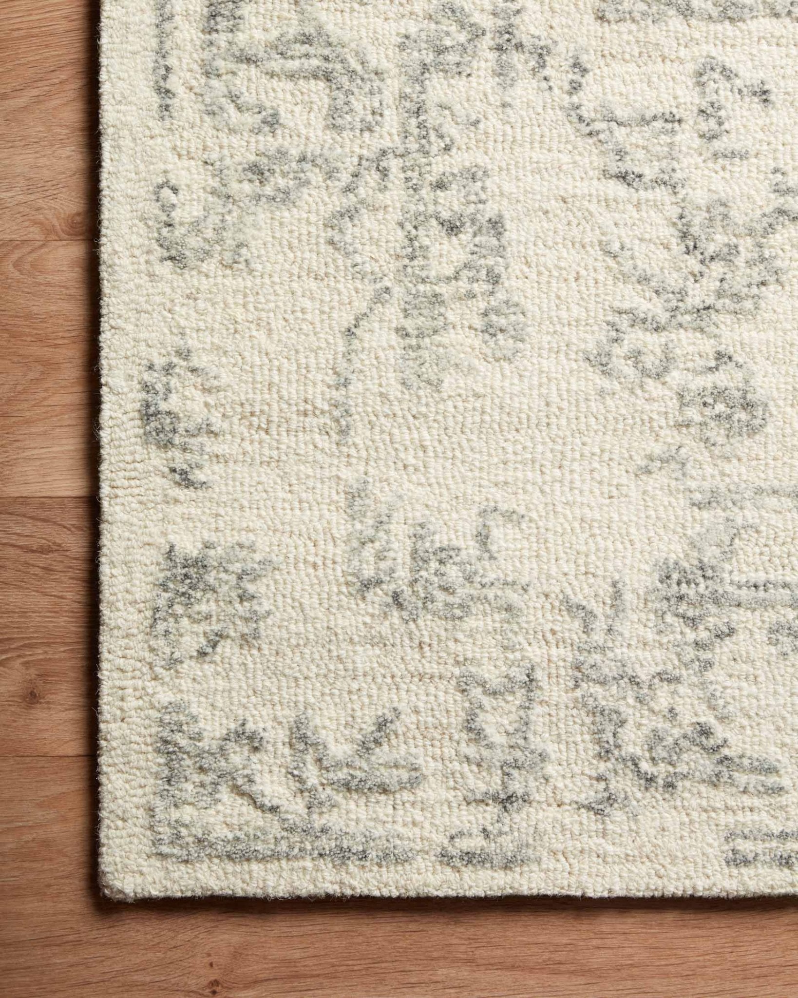 Magnolia Home by Joanna Gaines x Loloi Annie White / Grey Rug White Cliff Studio Area Rugs