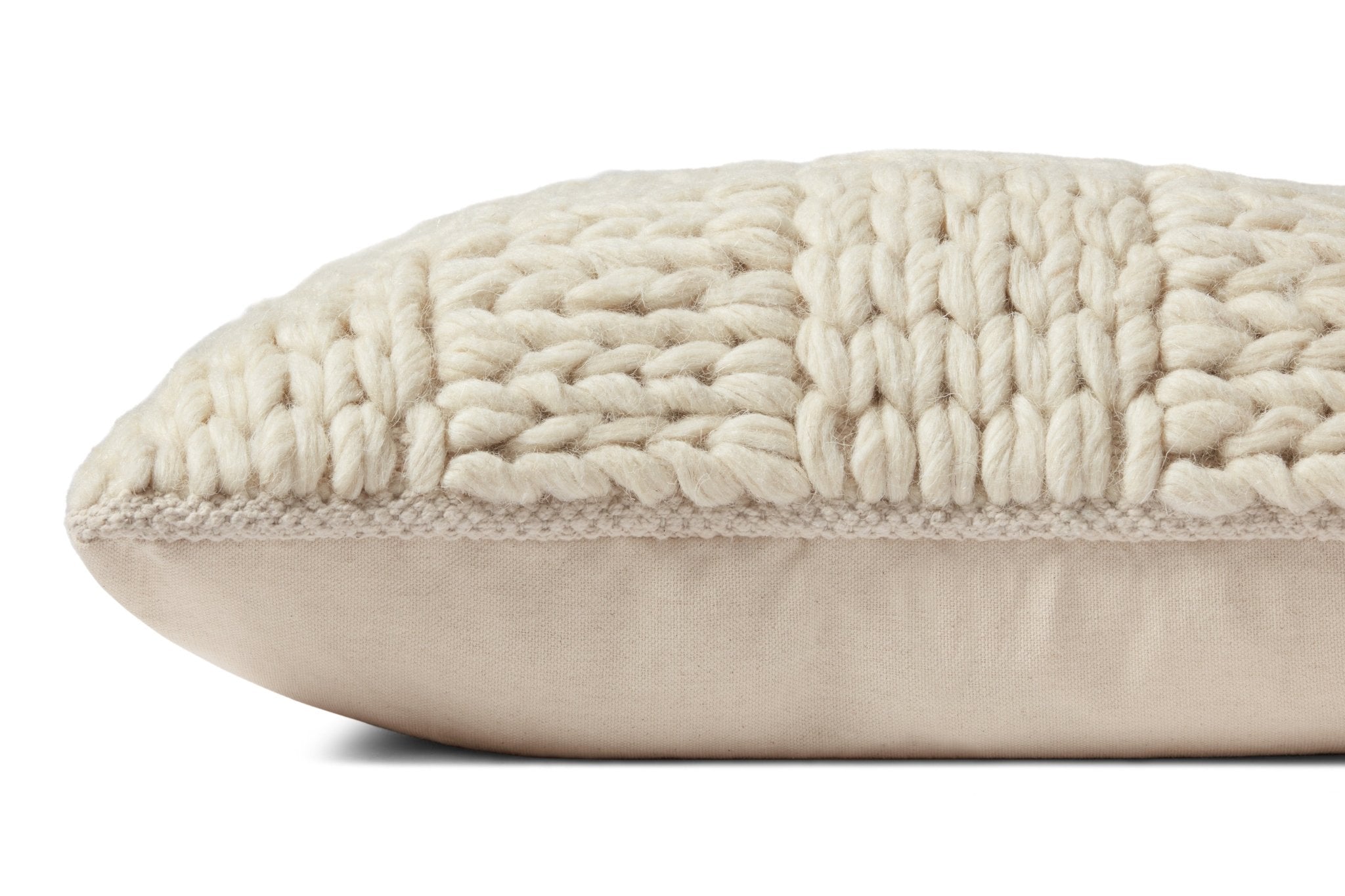 Magnolia Home by Joanna Gaines x Loloi Avery PMH0061 Natural 13'' x 21'' Cover Only Pillow