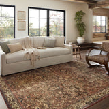 Magnolia Home by Joanna Gaines x Loloi Banks Brick / Ivory Rug