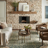 Magnolia Home by Joanna Gaines x Loloi Banks Denim / Clay Rug White Cliff Studio Rugs