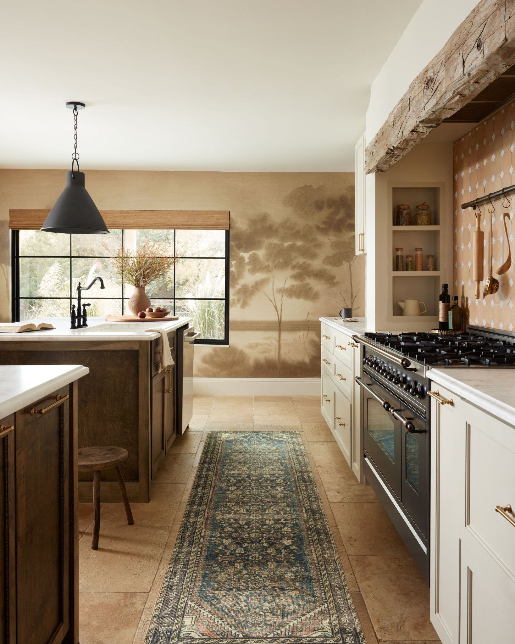 Magnolia Home by Joanna Gaines x Loloi Banks Denim / Clay Rug White Cliff Studio Rugs