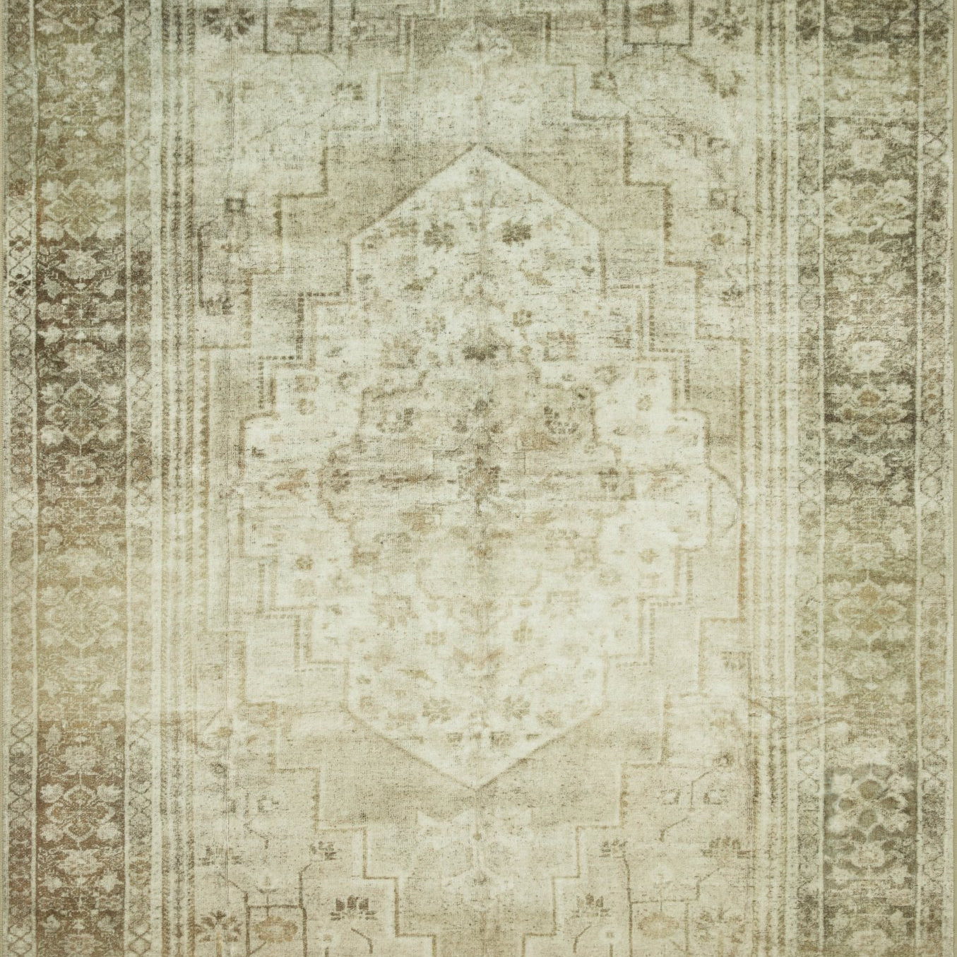 Magnolia Home by Joanna Gaines x Loloi Banks Natural / Granite Rug White Cliff Studio Rugs