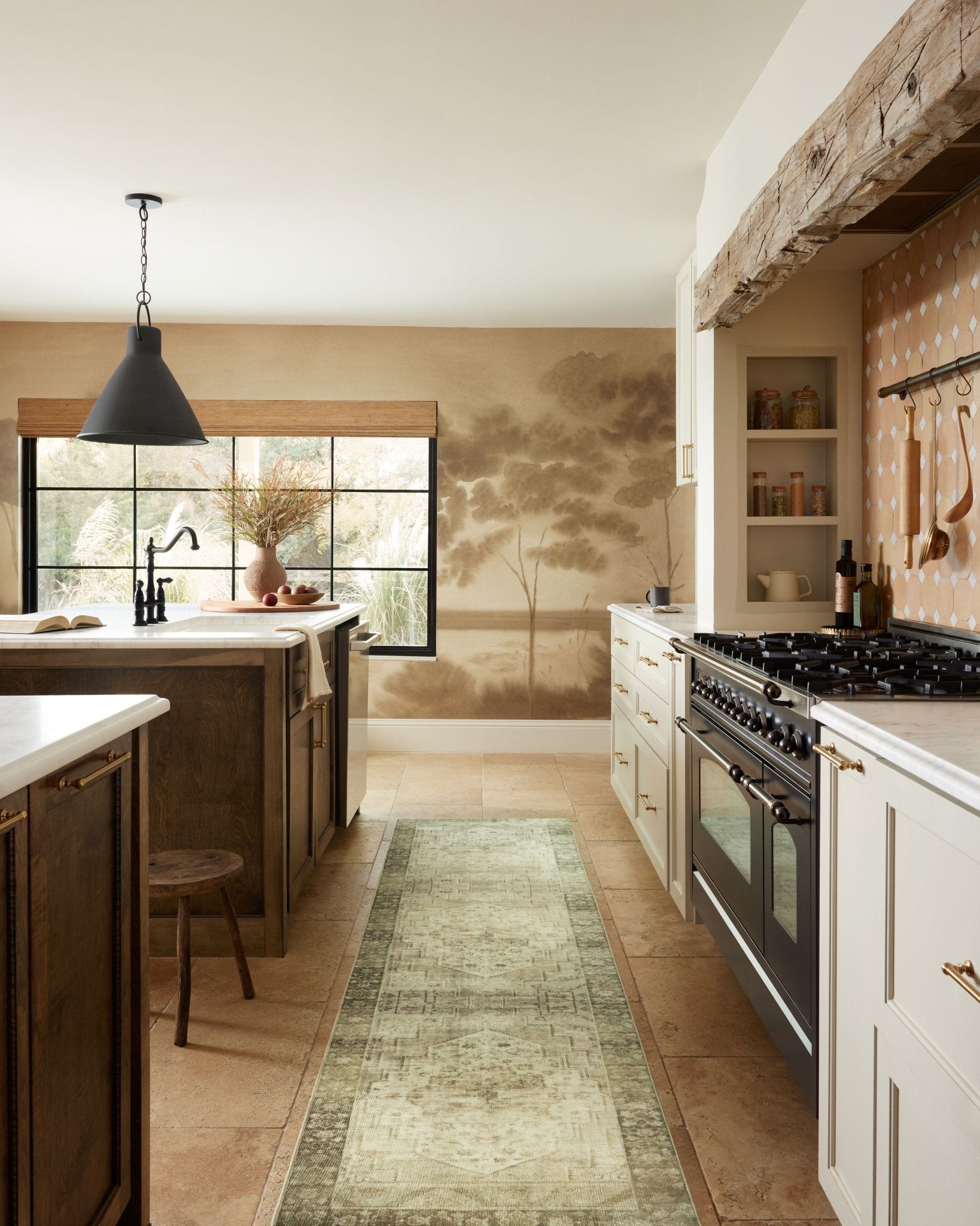 Magnolia Home by Joanna Gaines x Loloi Banks Natural / Granite Rug White Cliff Studio Rugs